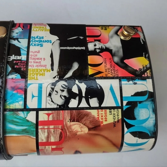 Vintage Vouge Magazine clutch/crossbody baguette . - Picture 9 of 13